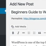 How do I create a blog post in WordPress?