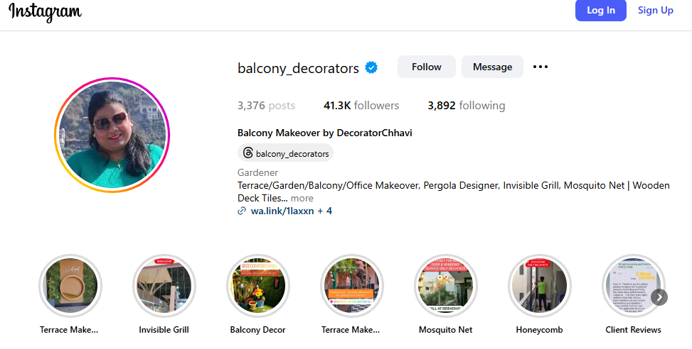 Case Study: Growing @balcony_decorators from 0 to 42K Followers in 6 Months on Instagram
